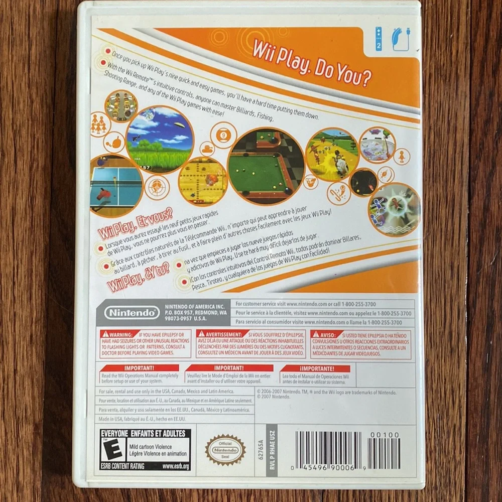 Wii Game — Wii Play